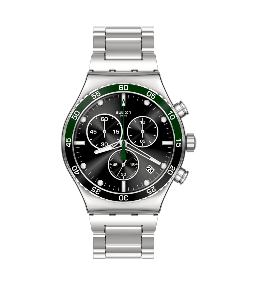 Dark Green Irony Watch