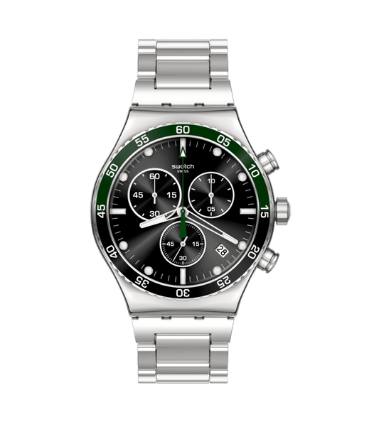 Dark Green Irony Watch