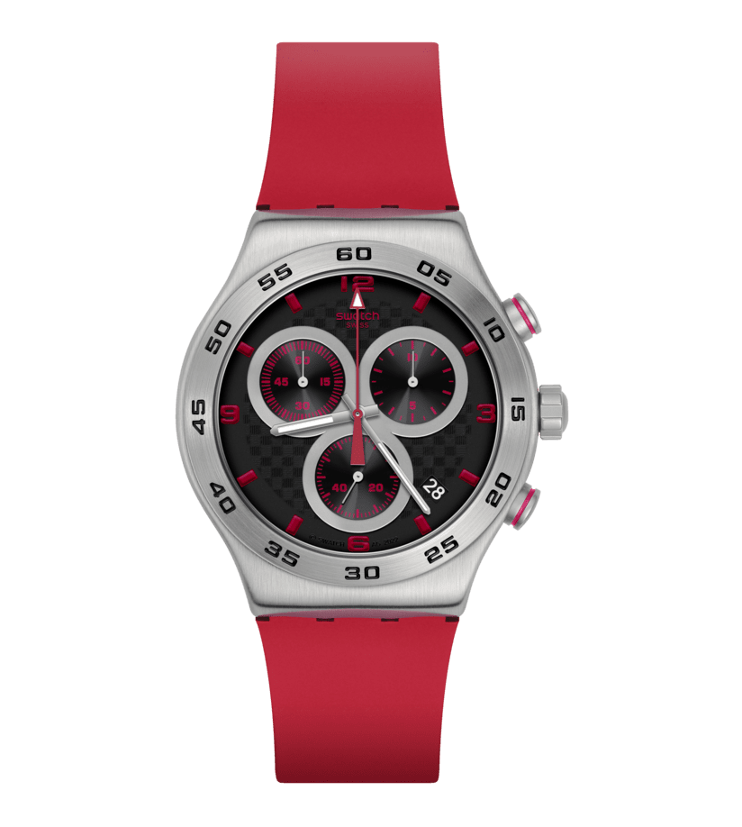 Crimson Carbonic Red Watch