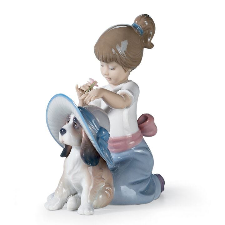 An Elegant Touch Girl Figurine