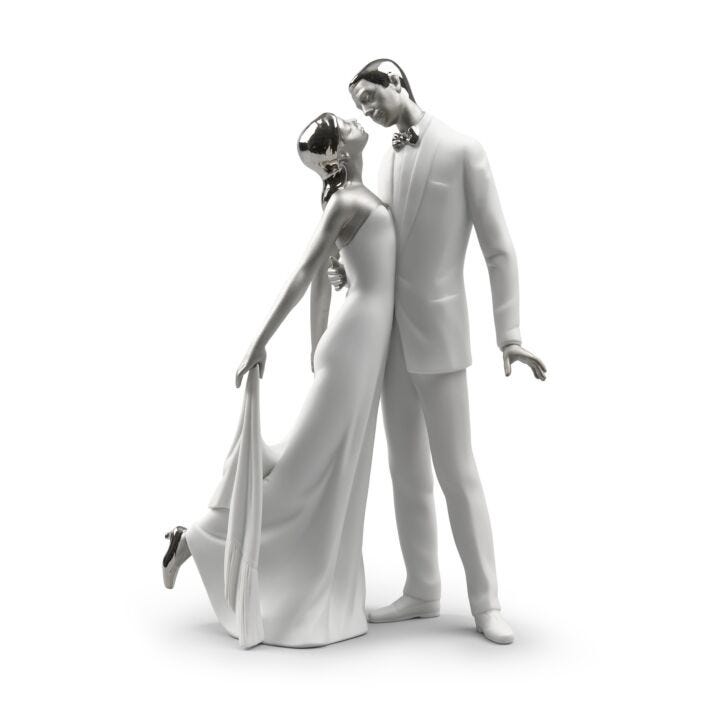 Happy Anniversary Couple Figurine