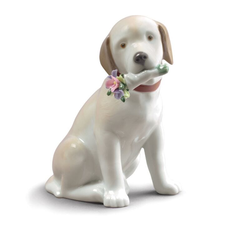 This Bouquet Is For You Dog Figurine