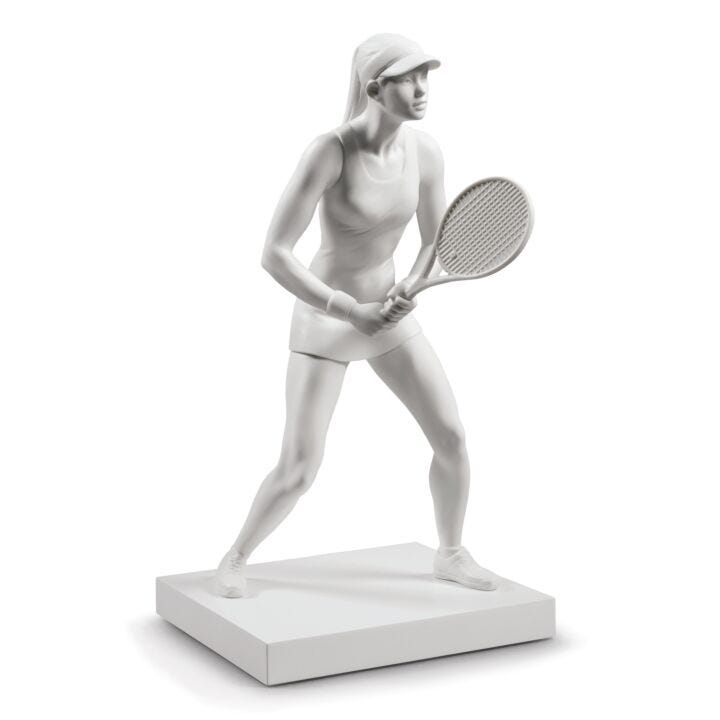 Lady Tennis Player Figurine