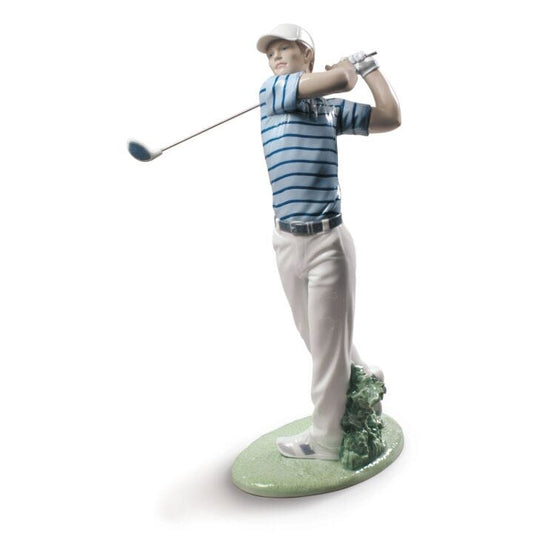 Golf Champion Man Figurine