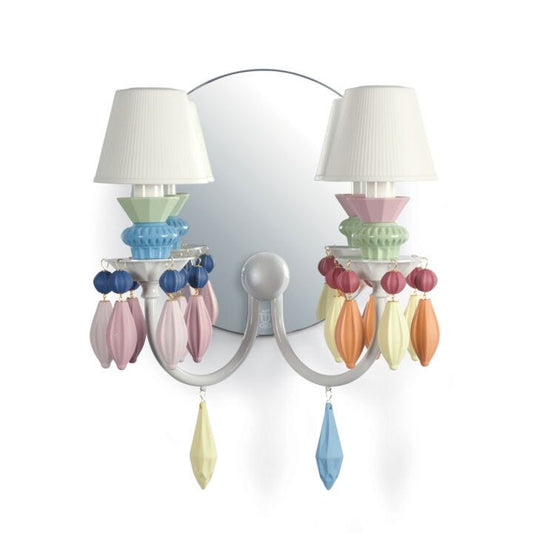 Belle De Nuit 2 Lights Wall Sconce Multicolor