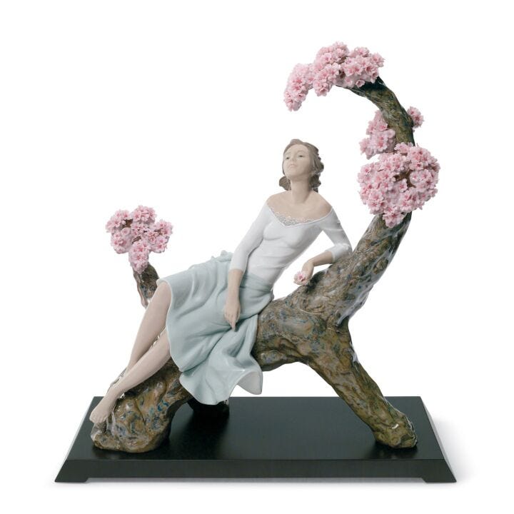 Sweet Of Blossoms Woman Figurine