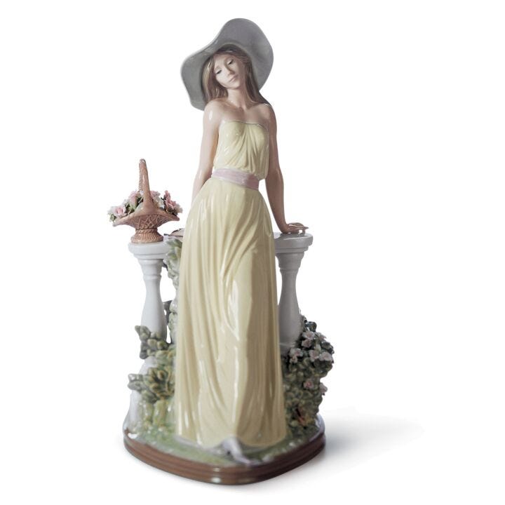 Time For Reflection Woman Figurine