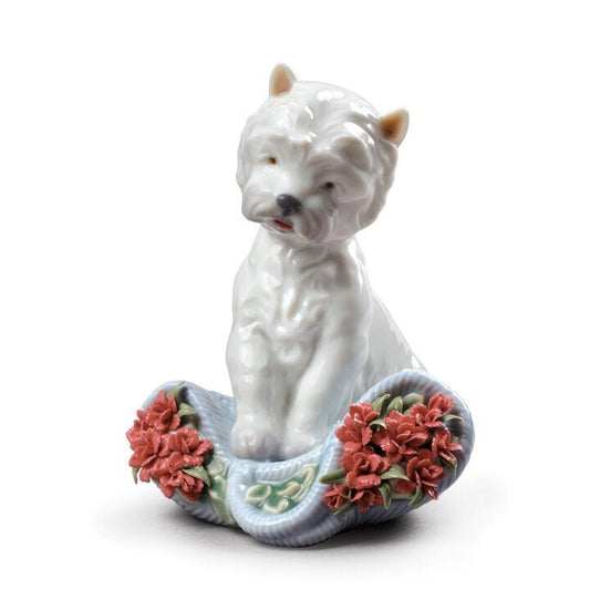 Playful Character Dog Figurine