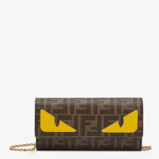 Fendi Continental Wallet With Chain