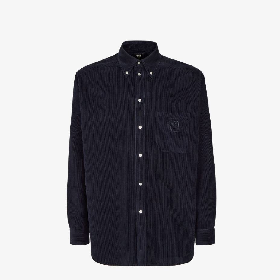 Blue Corduroy Shirt