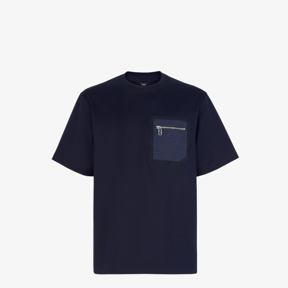 Blue Cotton T-Shirt