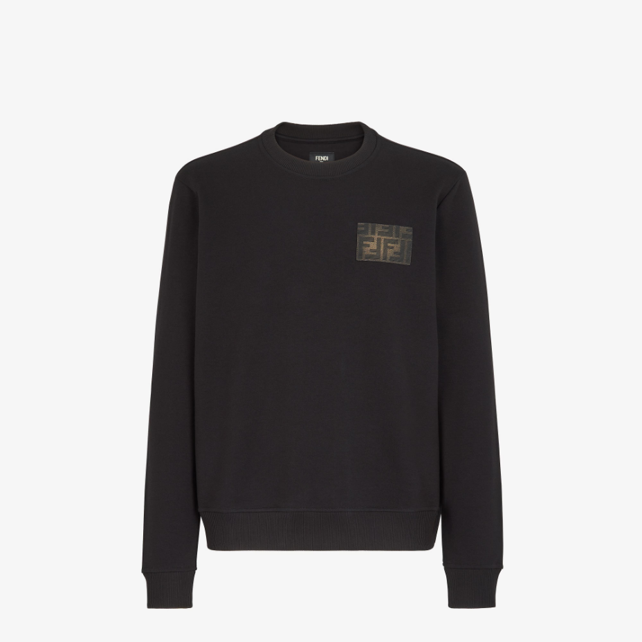 Black Jersey Sweatshirt