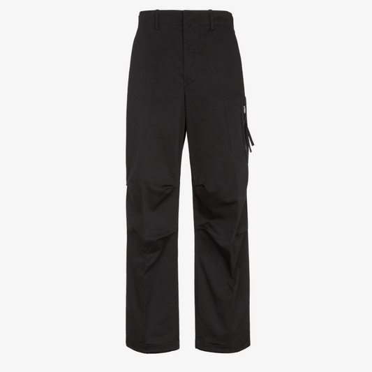 Black Gabardine Trousers