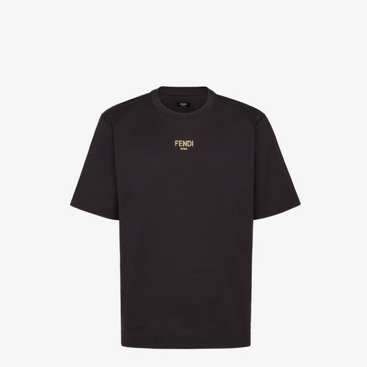 Black Cotton T-Shirt