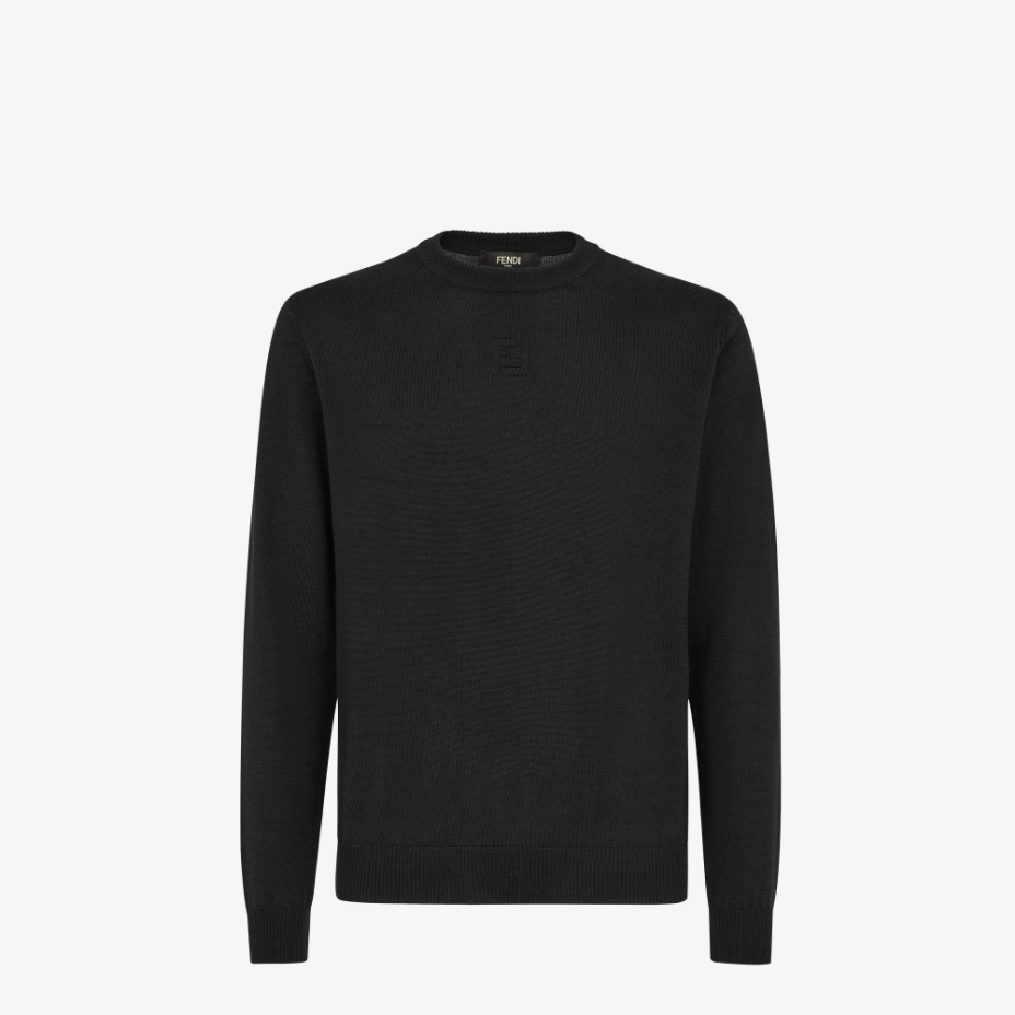 Black Wool Jumper