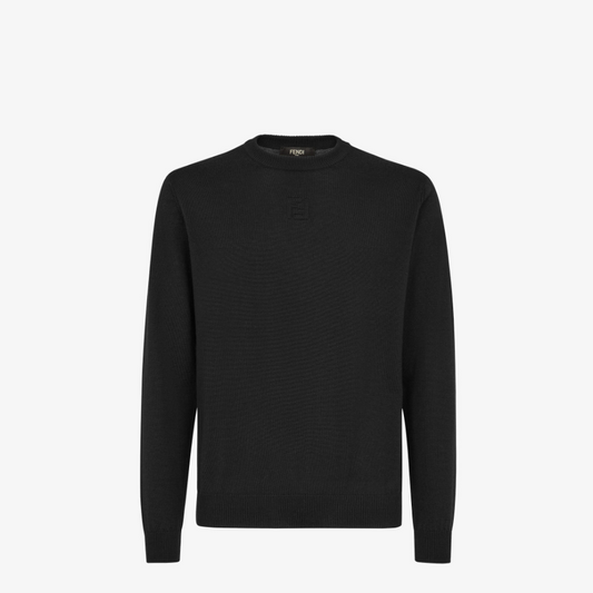 Black Wool Jumper