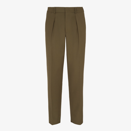 Green Wool Trousers