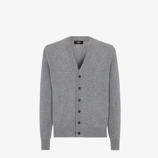 Grey Wool Cardigan