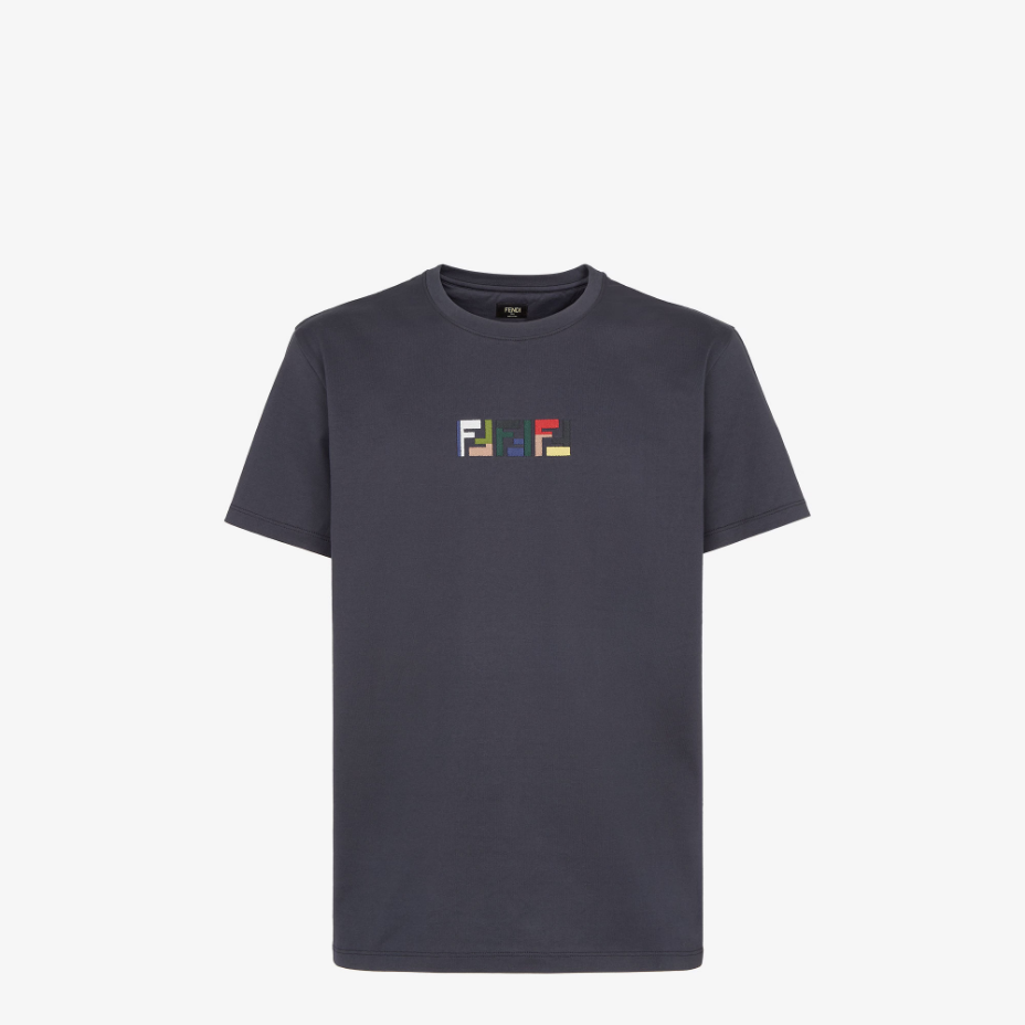 Dark Grey Cotton T-Shirt