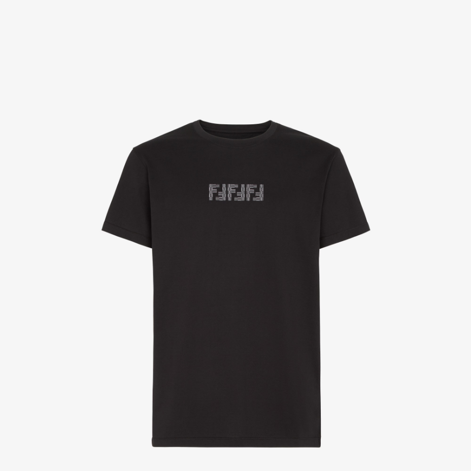 Black Cotton T-Shirt