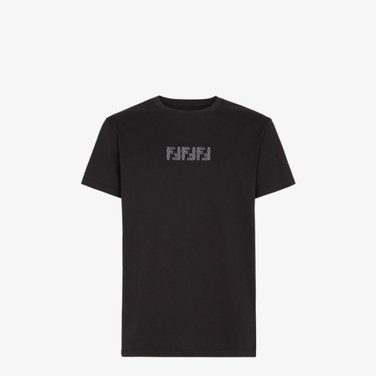 Black Cotton T-Shirt