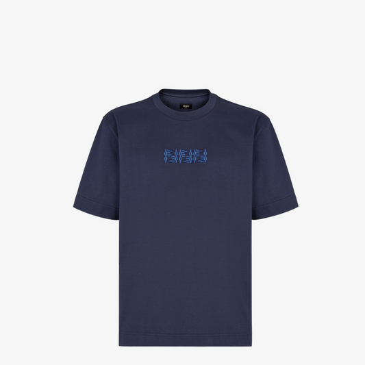 Navy Blue Cotton T-Shirt