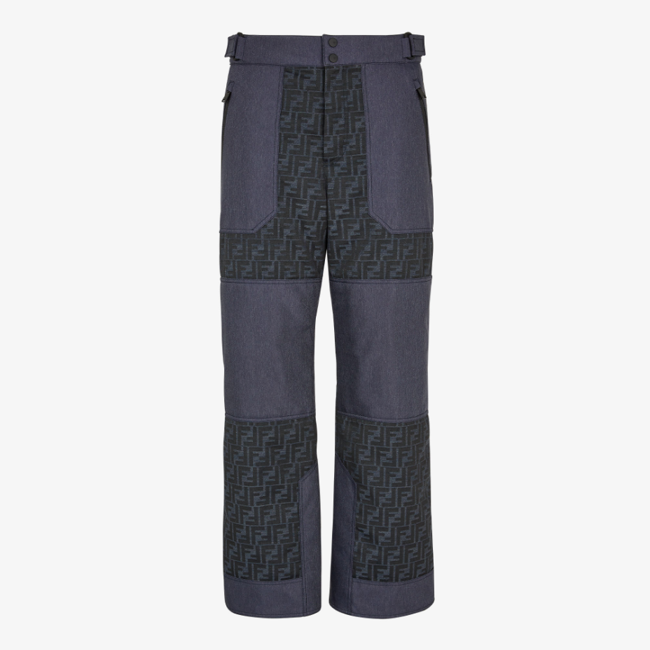 Blue FF Jacquard Trousers