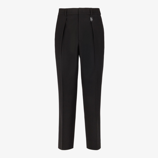 Black Wool Trousers