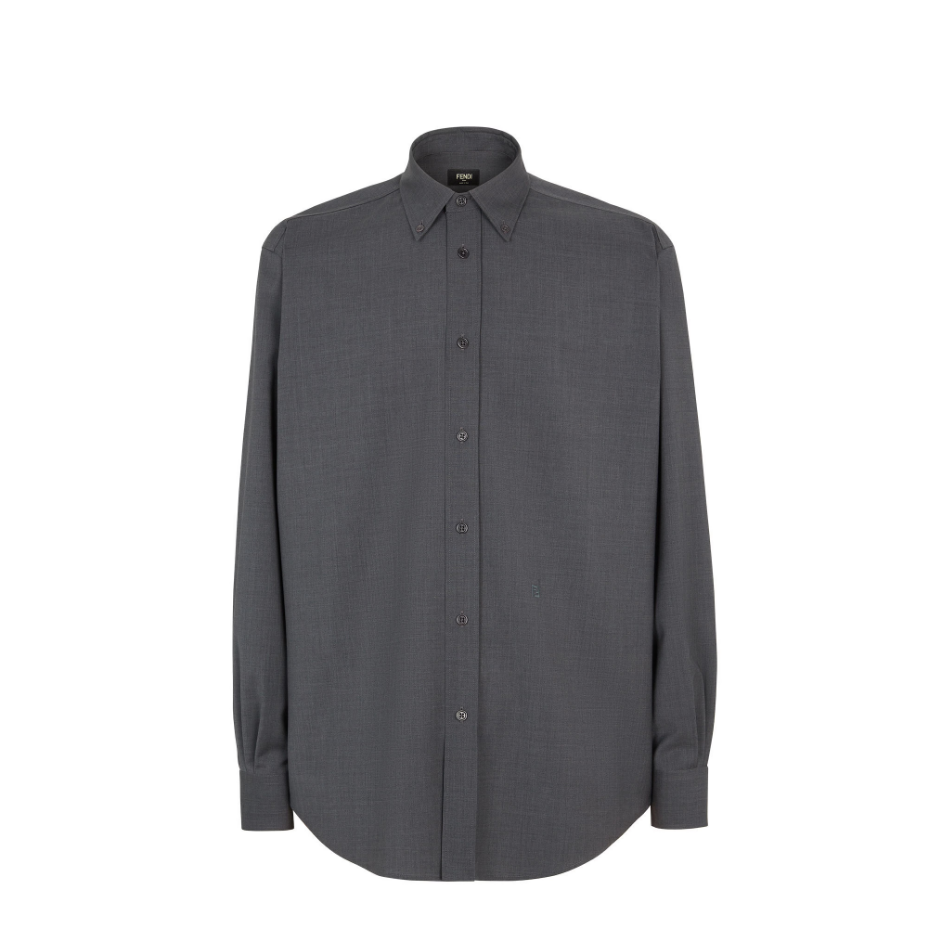 Grey Wool Shirt