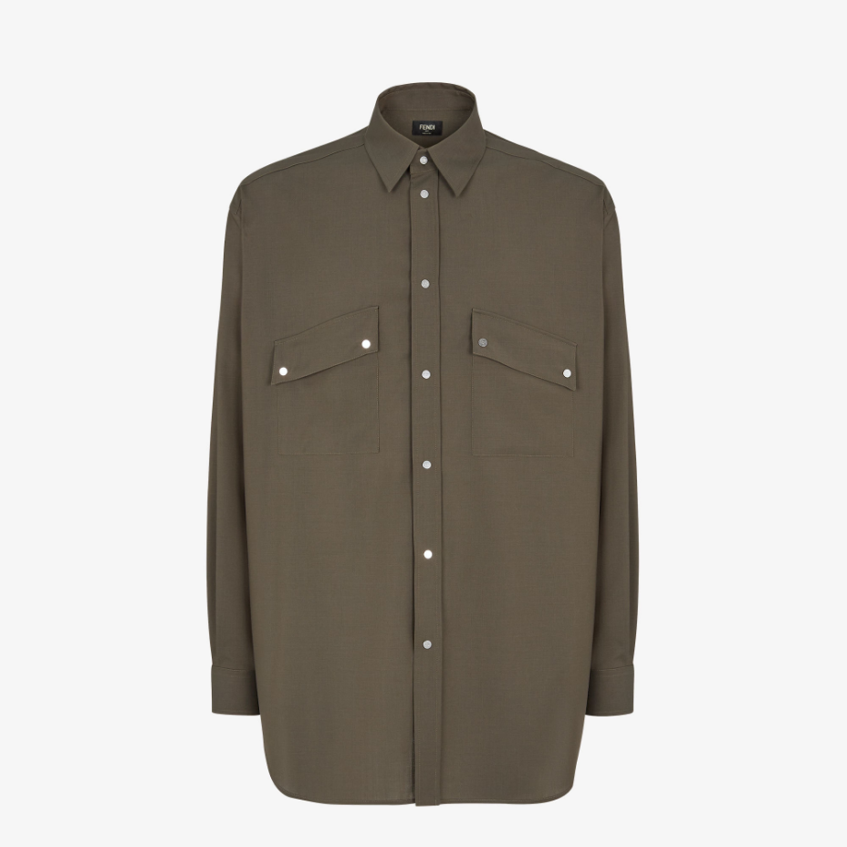 Green Wool Blouson