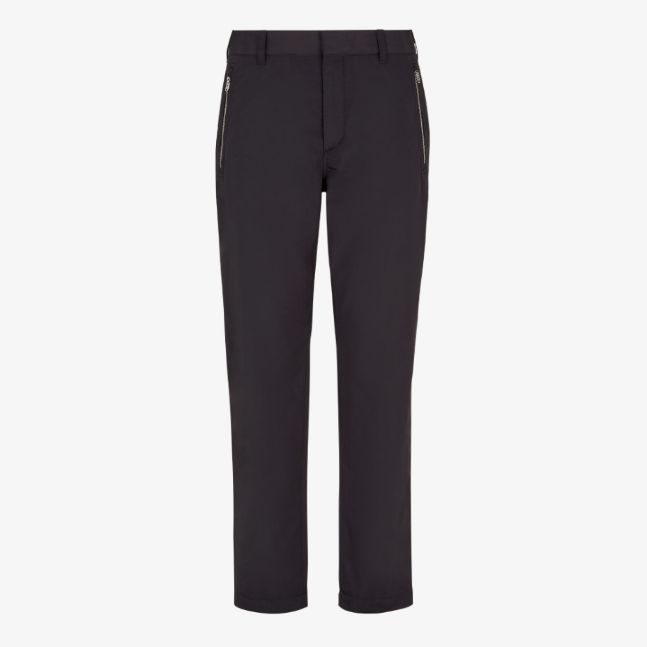 Black Gabardine Trousers