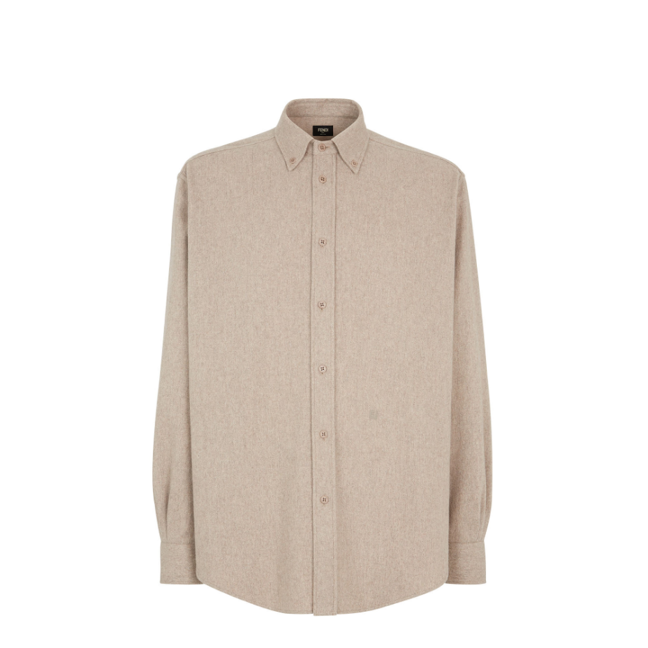 Beige Wool Shirt