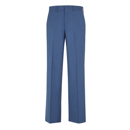 Blue Wool Trousers