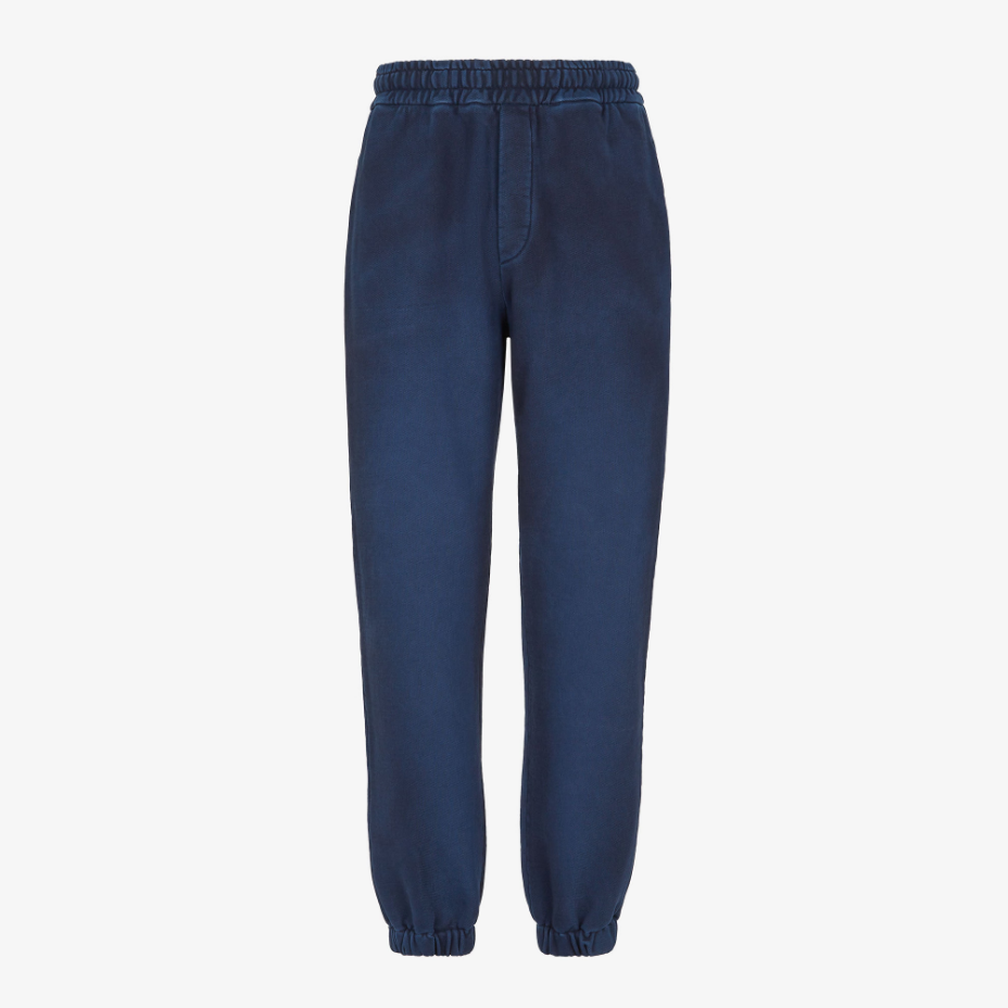 Blue Cotton Trousers