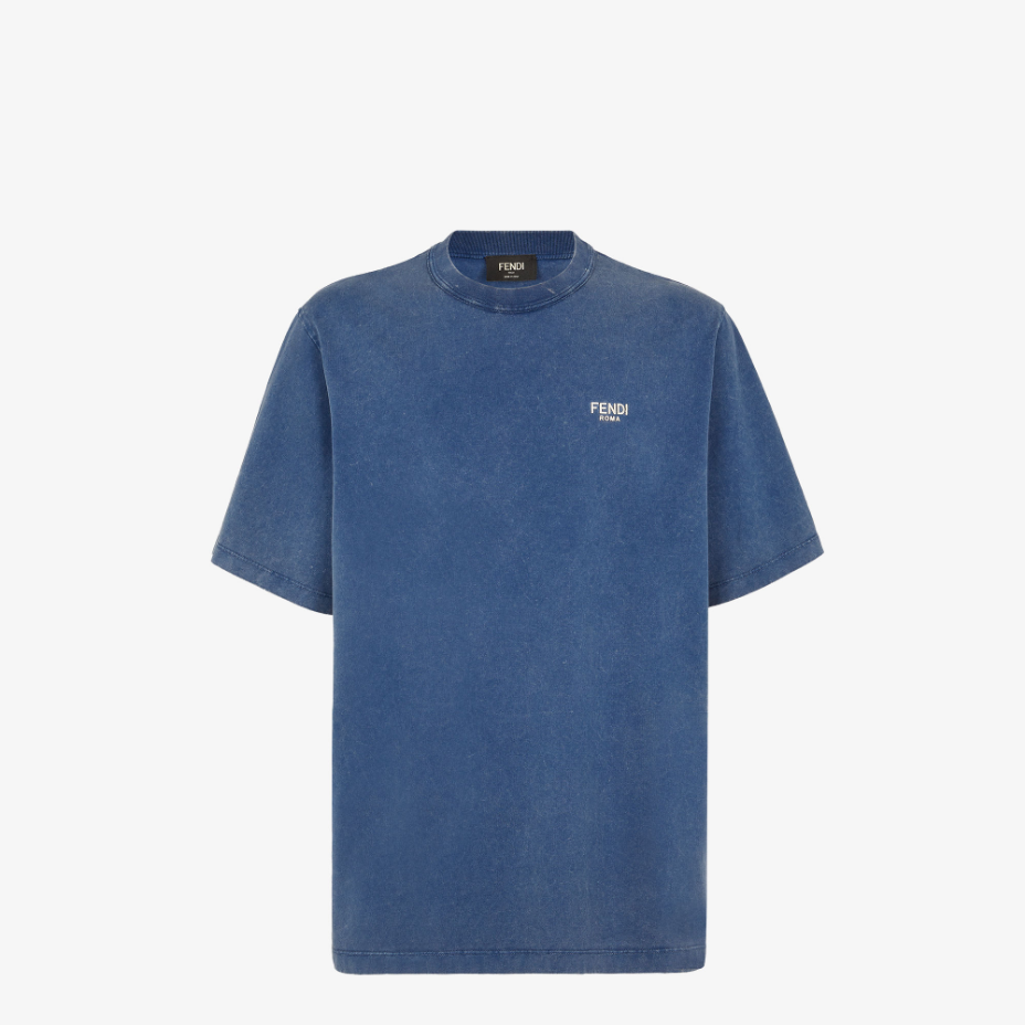 Blue Cotton T-Shirt