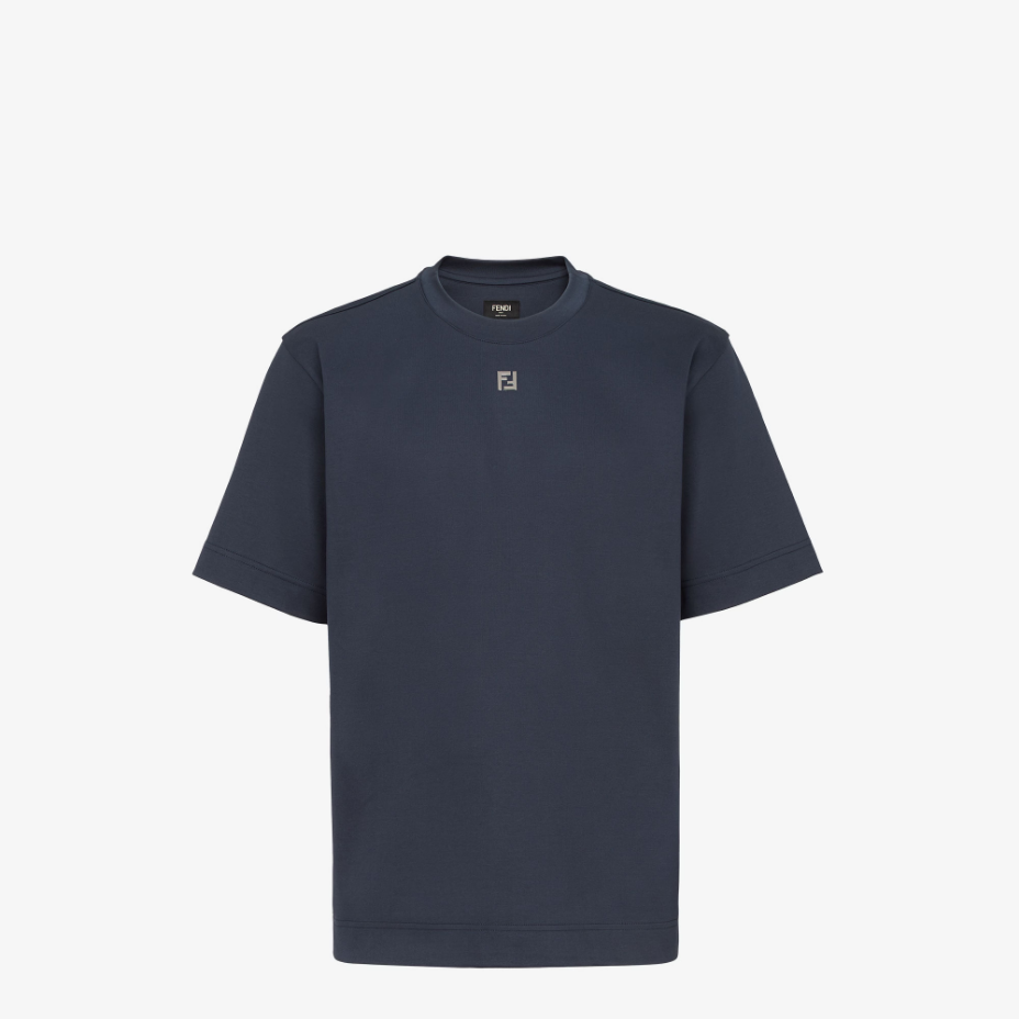 Navy Blue Cotton T-Shirt