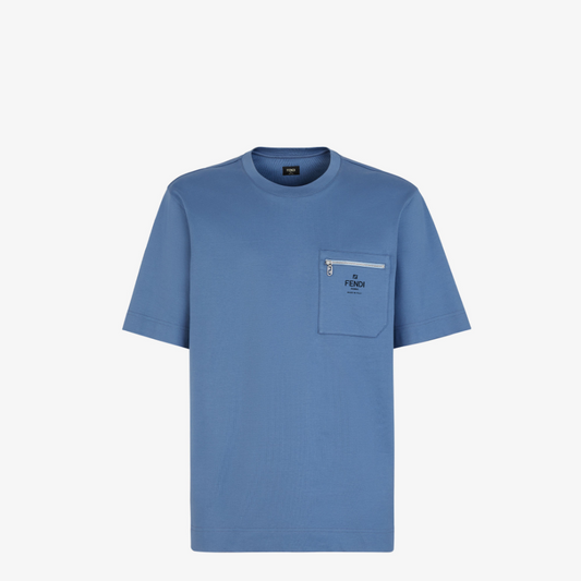 Blue Cotton T-Shirt