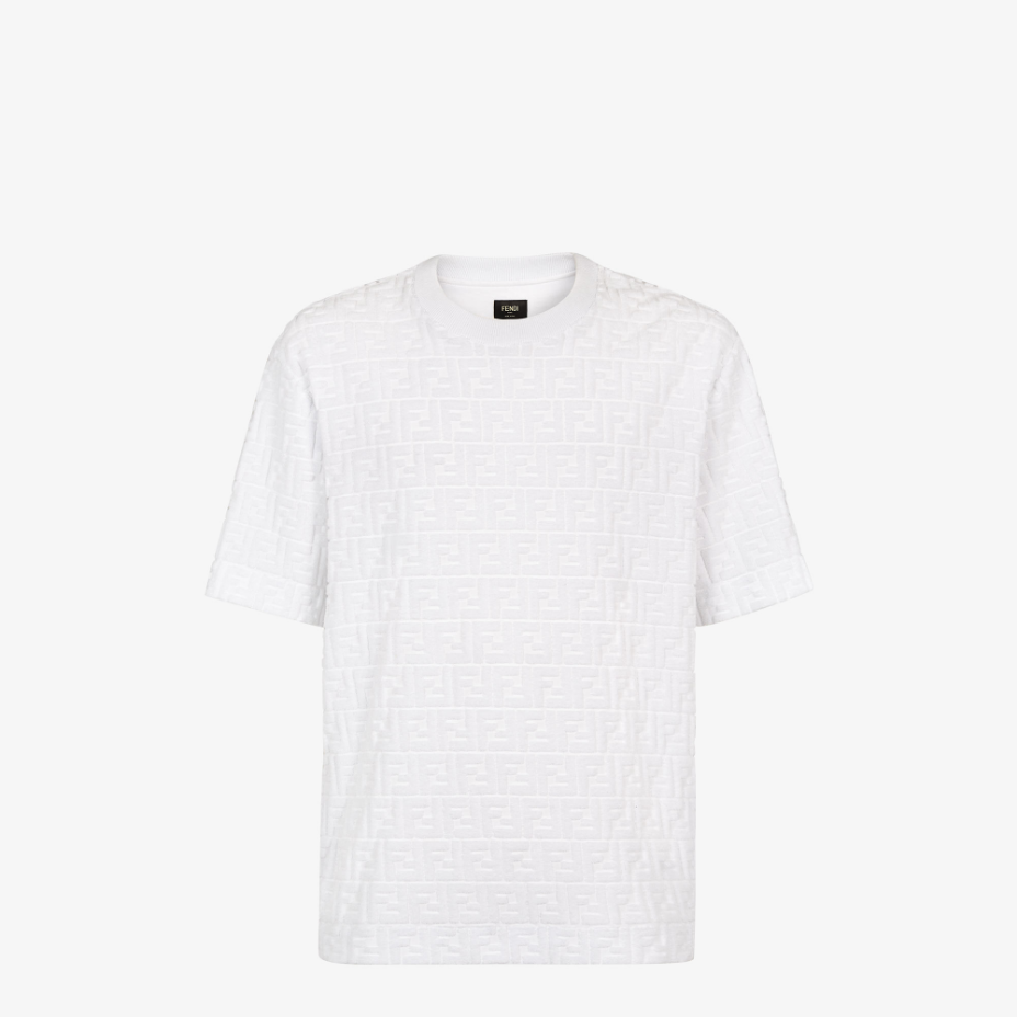 White FF Terry T-Shirt