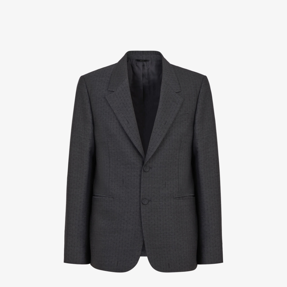 Grey Wool Blazer