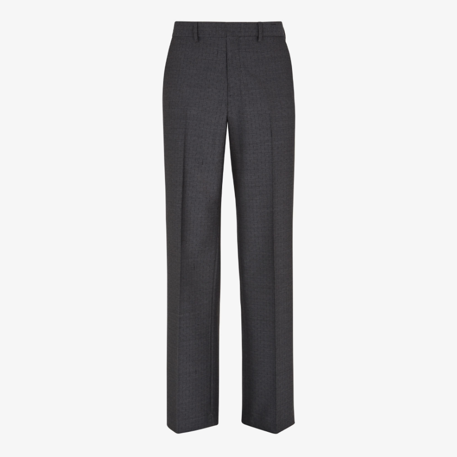 Grey Wool Trousers