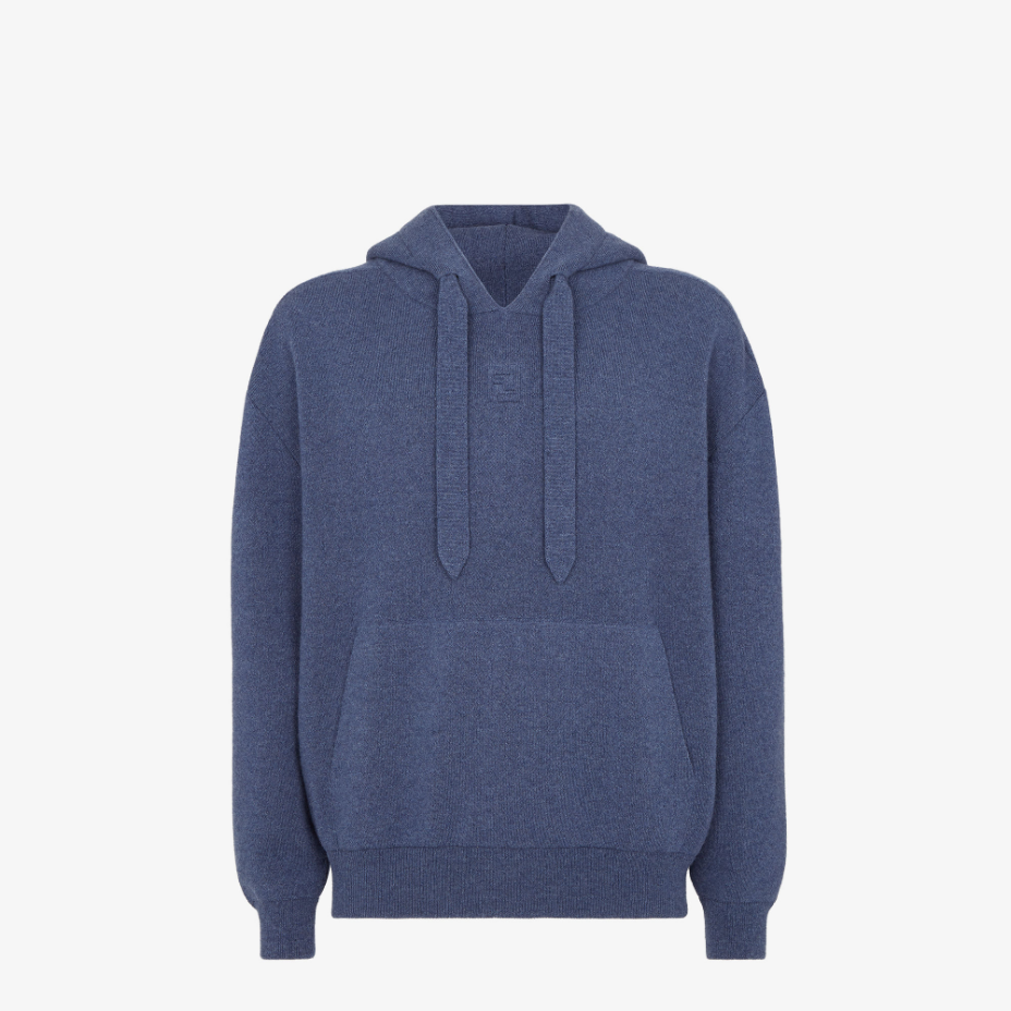 Blue Wool Sweatshirt