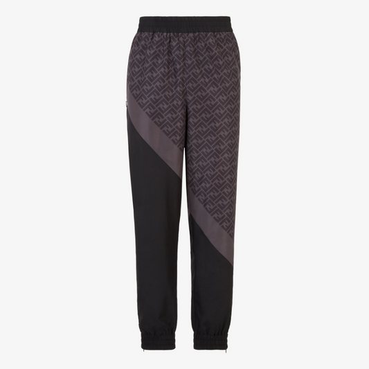 Black Nylon Trousers