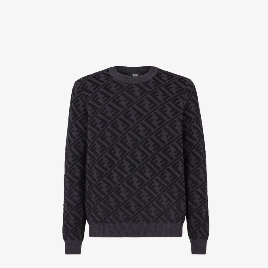 Black Wool Pullover