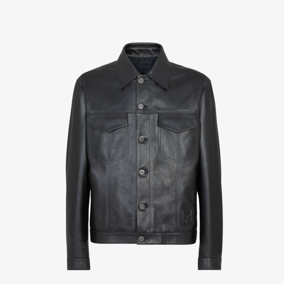 Black Nappa-Leather Blouson