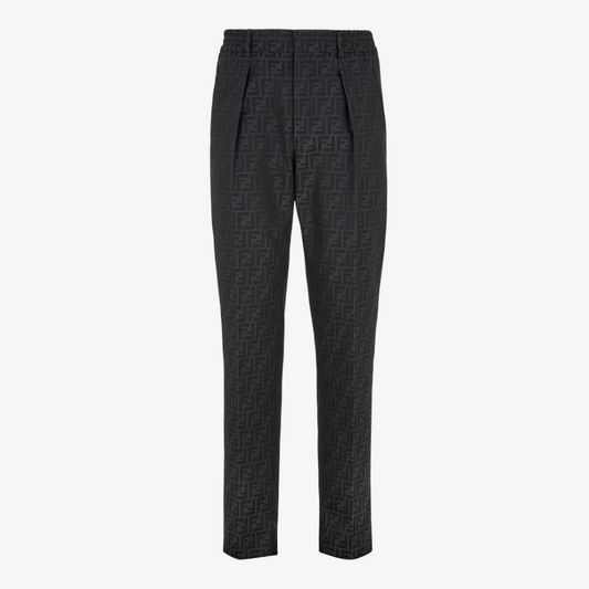 Black Fabric Trousers