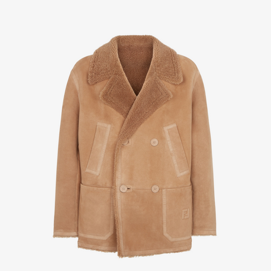 Light Brown Sheepskin Blouson