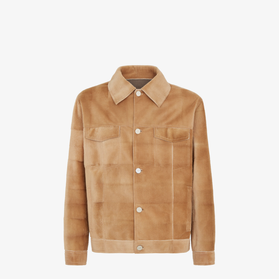 Camel-Colour Mink Blouson