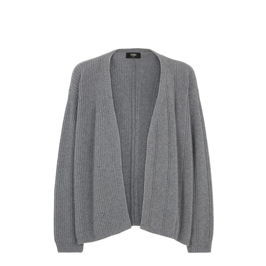 Grey Cashmere Cardigan