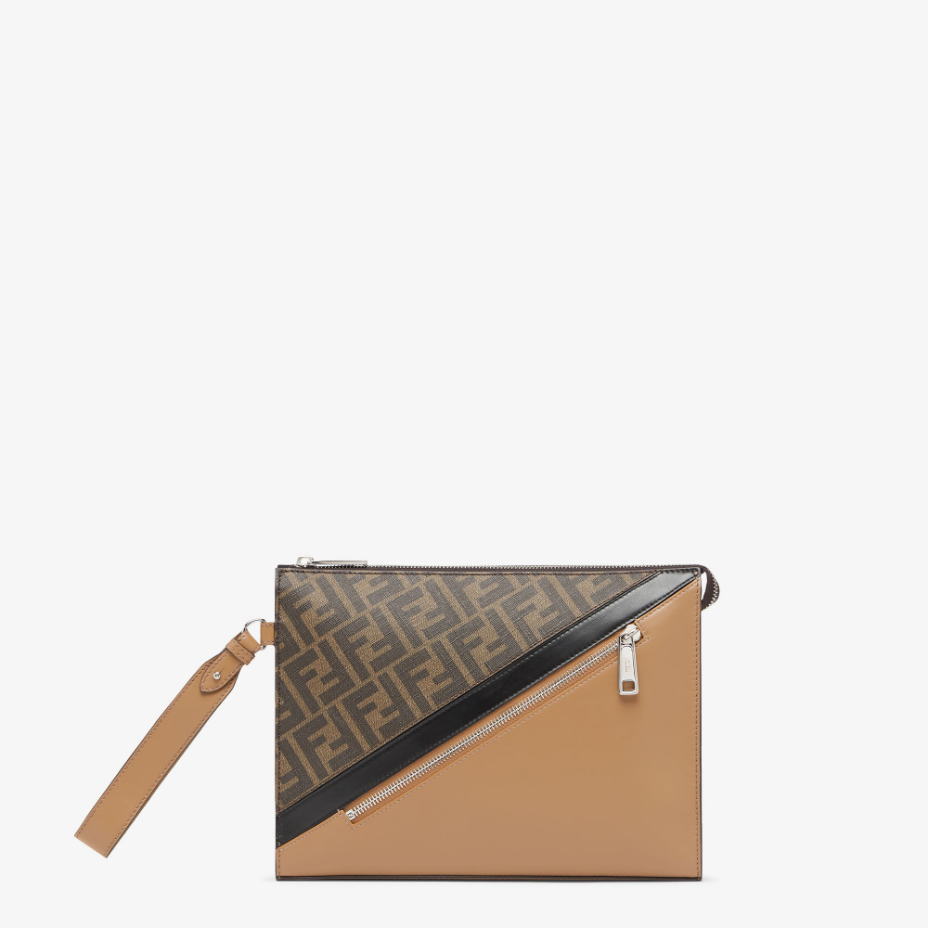 Fendi Diagonal Flat Pouch