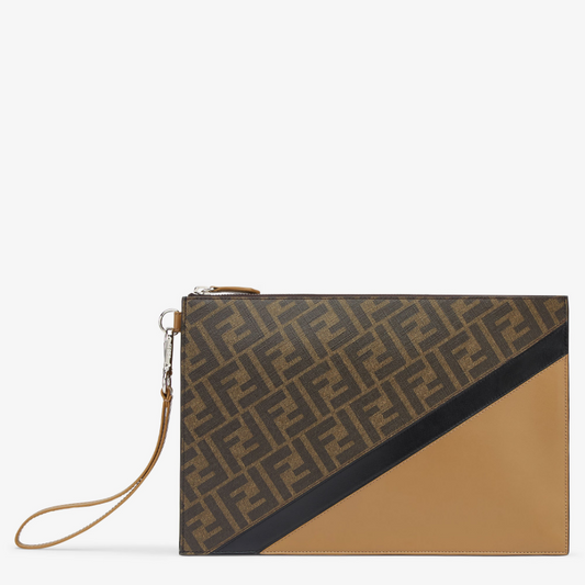 Fendi Diagonal Flat Pouch